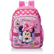 Disney Little Girls Minnie Mouse 3D Eva Molded Backpack, Hot Pink/Light Pink, 16x12x5