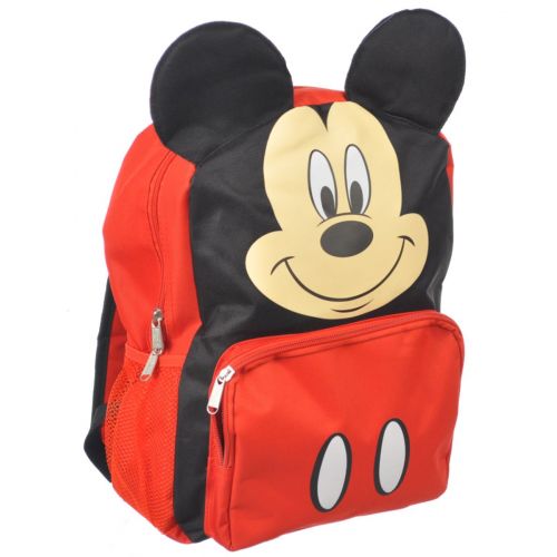 디즈니 Disney Mickey Mouse Big Smiles Backpack - red, one size