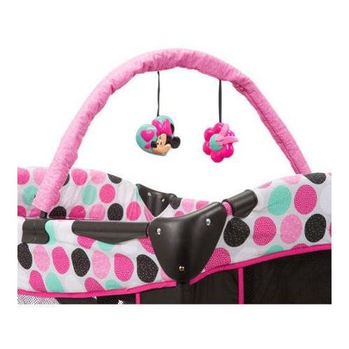 디즈니 Disney Baby, Infant Play Yard, Play Pen With Changing Station (Mickey Silouette)