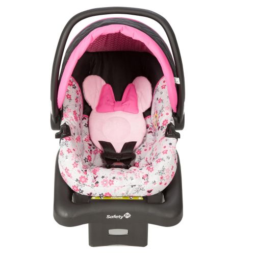 디즈니 Disney Baby Minnie Mouse Amble Quad Travel System Stroller with OnBoard 22 LT Infant Car Seat...