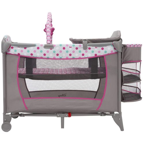 디즈니 Disney Baby Minnie Mouse Sweet Wonder Play Yard with Carry Bag (Garden Delight)