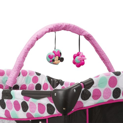 디즈니 Disney Baby Minnie Mouse Sweet Wonder Play Yard with Carry Bag (Garden Delight)