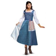 Disney Womens Belle Village Dress Deluxe Adult Costume