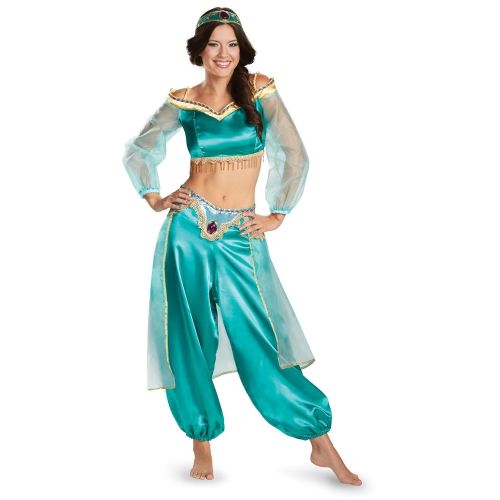 디즈니 Disney Womens Disguise Aladdin Jasmine Sassy Prestige Costume