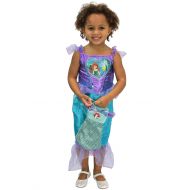 Disney Girls The Little Mermaid Ariel Dress Up Costume with Bag