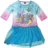 Disney Princess Girls Fantasy Nightgown Dress Tutu (XL (14/16)) Blue