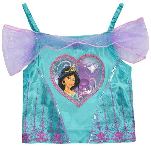 디즈니 Disney Girls Aladdin Dress Up Costume with Bag Princess Jasmine