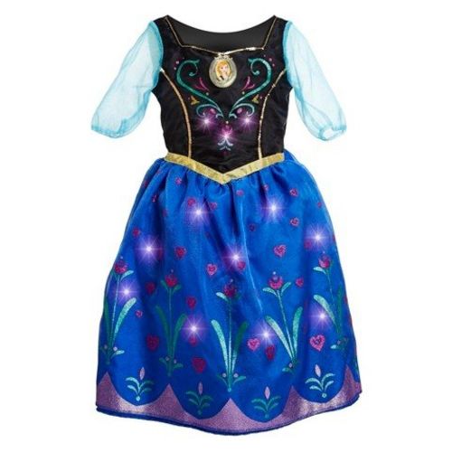 디즈니 Disney Frozen Anna Musical Light-Up Dress Size 7/8