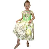 Disney Girls Tiana Dress Up Costume with Bag