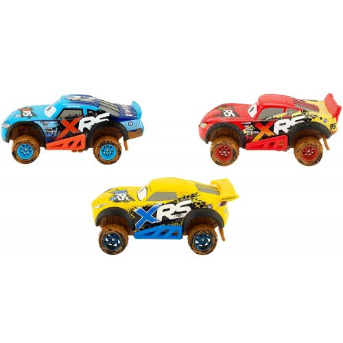 디즈니 Disney Cars Disney Pixar Cars XRS Mud Racing 3-Pack