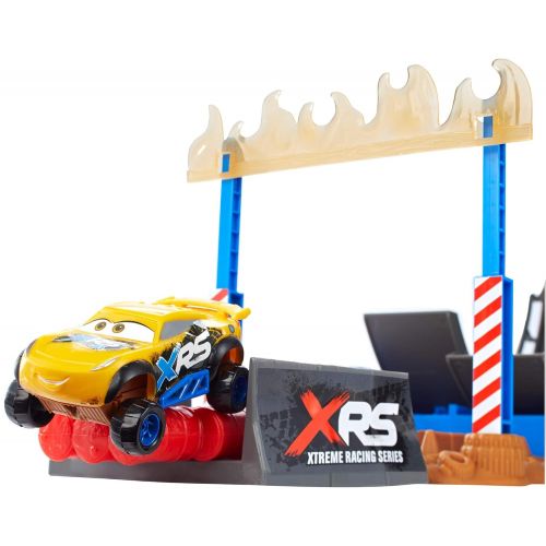 디즈니 Disney Pixar Cars XRS Mud Racing Big Air Drop Playset