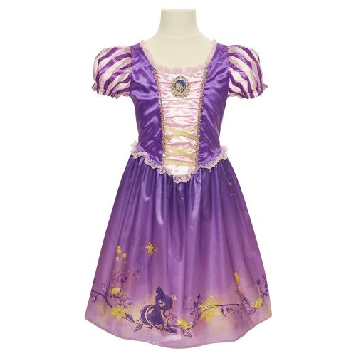 디즈니 Disney Princess 4315 Rapunzel Explore Your World Dress, Size: 4-6x, Purple/