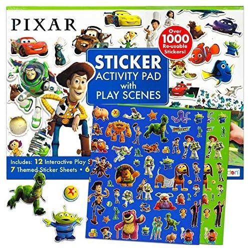 디즈니 Disney Pixar Ultimate Sticker Activity Pad ~ Over 1000 Pixar Stickers Featuring Cars, Finding Nemo, Toy Story, Monsters Inc. and More!