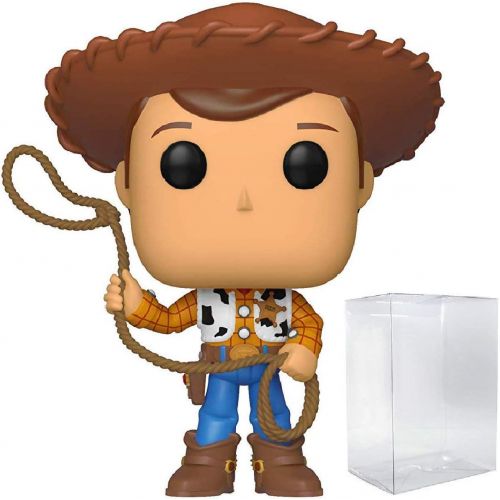 디즈니 Disney Pixar: Toy Story 4 - Sheriff Woody Funko Pop! Vinyl Figure (Includes Compatible Pop Box Protector Case)