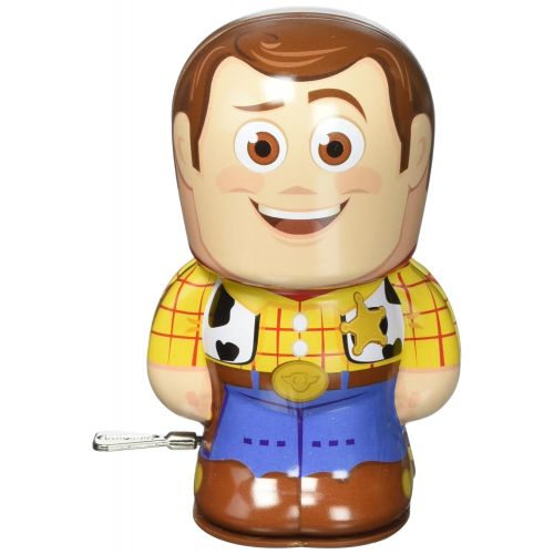 디즈니 Disney Pixar Toy Story Woody Bebot Tin Wind Up Action Figure
