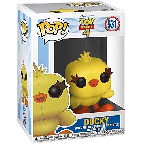 디즈니 Disney Pixar: Toy Story 4 - Ducky Funko Pop! Vinyl Figure (Includes Compatible Pop Box Protector Case)