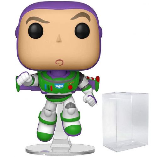 디즈니 Disney Pixar: Toy Story 4 - Buzz Lightyear Funko Pop! Vinyl Figure (Includes Compatible Pop Box Protector Case)