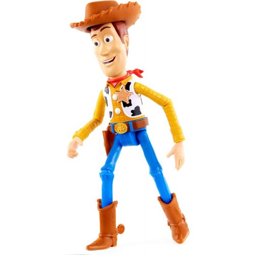 디즈니 Toy Story- 4 Disney Pixar Toy for Children 3+ Years, Multicoloured Talking Woody Multi-Coloured