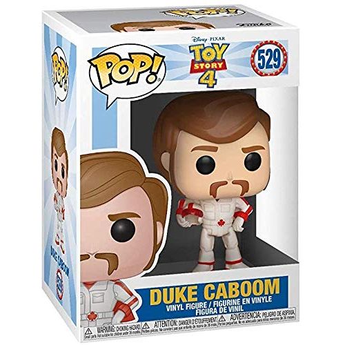 디즈니 Disney Pixar: Toy Story 4 - Duke Caboom Funko Pop! Vinyl Figure (Includes Compatible Pop Box Protector Case)