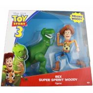 Disney Pixar Toy Story 3 Deluxe Woody and Rex Figures
