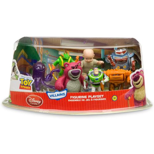 디즈니 Disney Toy Story 3 Villains Figure Play Set -- 7-pc. (Buzz Lightyear, Lots-o-huggin Bear, Big Baby, Twitch, Chunk, Stretch and Sparks)