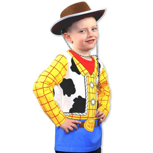 디즈니 Disney Toy Story 4 Sheriff Woody Boys Girls Baby Toddler Long Sleeve T-Shirt Tee