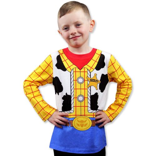 디즈니 Disney Toy Story 4 Sheriff Woody Boys Girls Baby Toddler Long Sleeve T-Shirt Tee