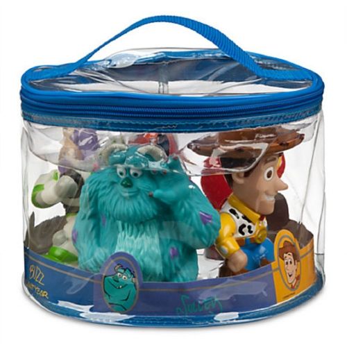 디즈니 Disney Pixar Toy Story Woody Buzz Sulley Nemo Mr Incredible Squeeze Tub Pool Toy Set of 5