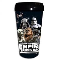 Silver Buffalo SW3787 Disney Star Wars Empire Strikes Back Plastic Travel Mug, 16-Ounces