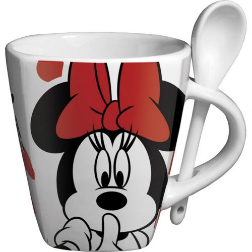 디즈니 Disney Minnie Mouse Mug with Spoon