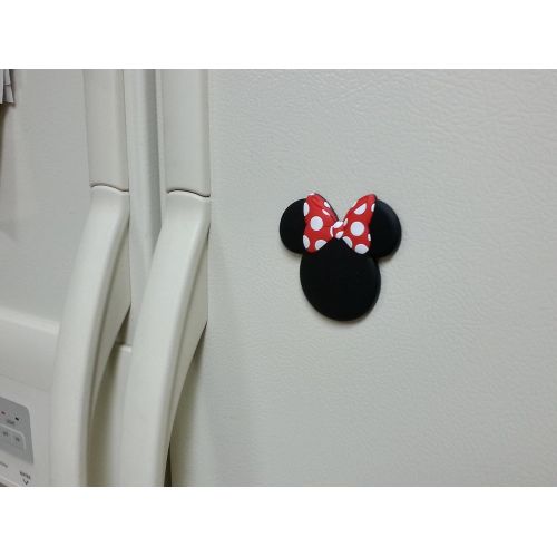 디즈니 Disney Parks - Icon Minnie Mouse Polka Dot Bow - Soft Touch Magnet