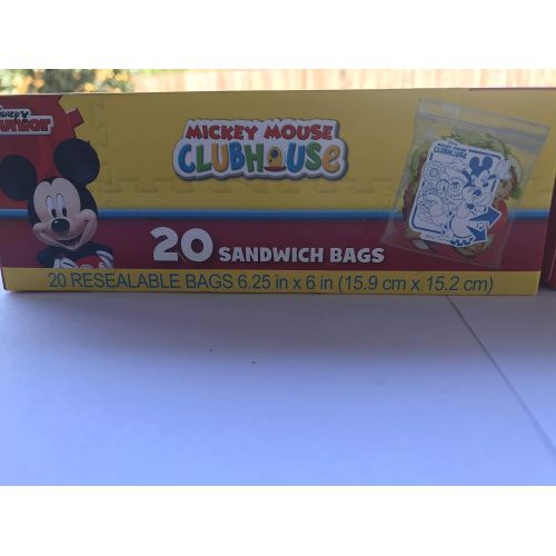 디즈니 Disney Snack Bags Total (20 Bags Total Total), 1-Pack Styles Vary