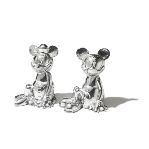 디즈니 Disney Mickey and Minnie Mouse Sitting Salt and Pepper Set