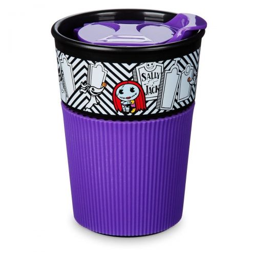 디즈니 Disney Parks Nightmare Before Christmas Travel Tumbler Mug Purple