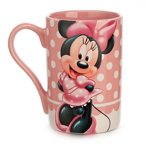 디즈니 Disney Store Minnie Mouse Coffee Cup Mug Plush Toy Ceramic New 2014