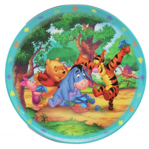 디즈니 Disneys Winnie the Pooh and Friends Kids Melamine Dinner Plate