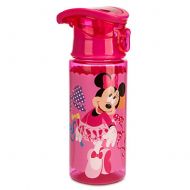 Disney Store Minnie Mouse Plastic Drink Water Bottle 2015