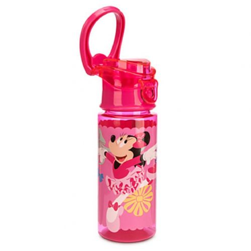 디즈니 Disney Store Minnie Mouse Plastic Drink Water Bottle 2015