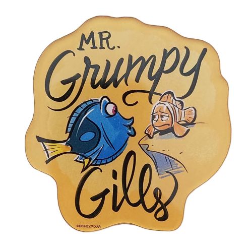 디즈니 Disney Parks - Finding Dory - Mr Grumpy Gills Magnet