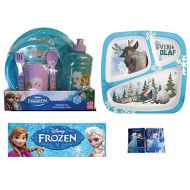 Disney Frozen Anna Elsa Olaf Sven Mealtime Dinnerware Set