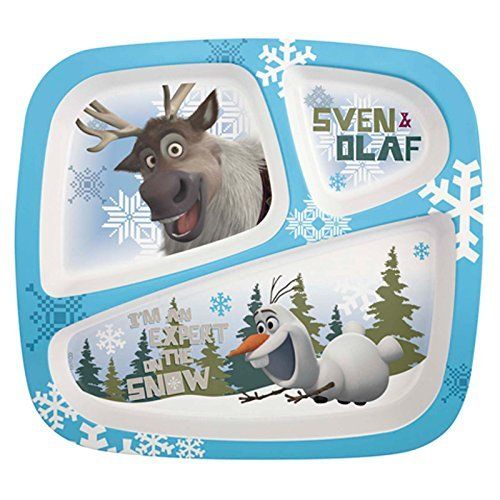 디즈니 Disney Frozen Anna Elsa Olaf Sven Mealtime Dinnerware Set