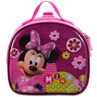 Disney Store Floral Minnie Mouse Lunch Tote Box Pink Bow