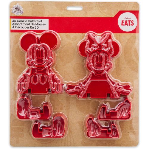 디즈니 Disney Mickey and Minnie Mouse 3D Cookie Cutter Set Eats 465019448173