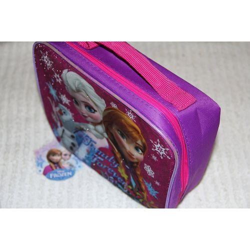 디즈니 Disney Frozen Elsa and Anna Lunch Box Tote Family Forever