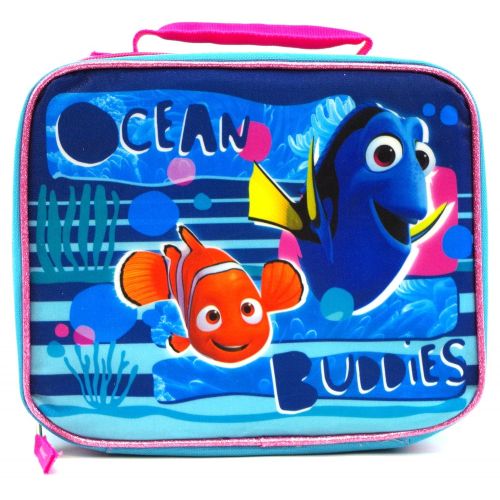 디즈니 Finding Dory Ocean Buddies Dory and Nemo Soft, Glittery Lunch Bag by Disney