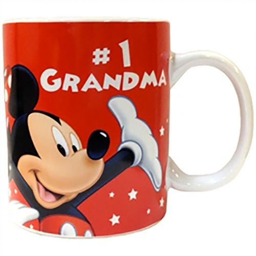 디즈니 Disney Mickey Mouse Grandmas Ceramic Coffee Beverage Mug - #1 GRANDMA