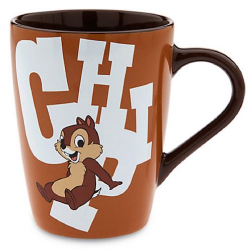 디즈니 Disney Store Chip n Dale Mug Coffee Cup Brown New 2016