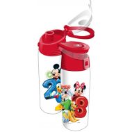 Disney 2018 Stacked Group Mickey Minnie Goofy Donald Pluto Flip Top Tumbler