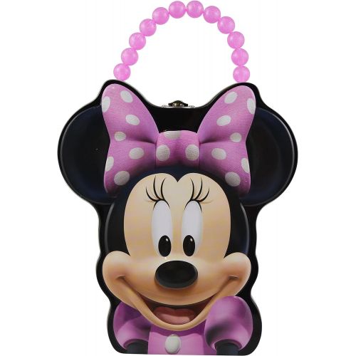 디즈니 Disney Minnie Mouse Face Tin Purse Lunch Box