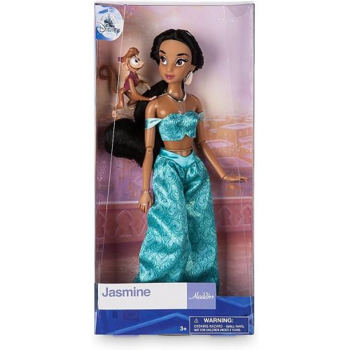 디즈니 Disney Jasmine Classic Doll with Abu Figure - 11 1/2 Inch